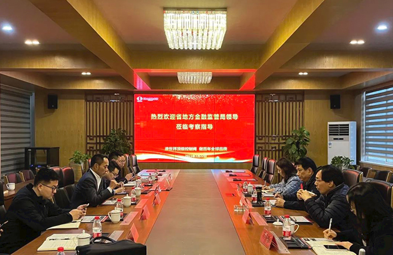 動態 | 省地方金融監管局二級巡視員徐素榮一行蒞臨我司考察指導